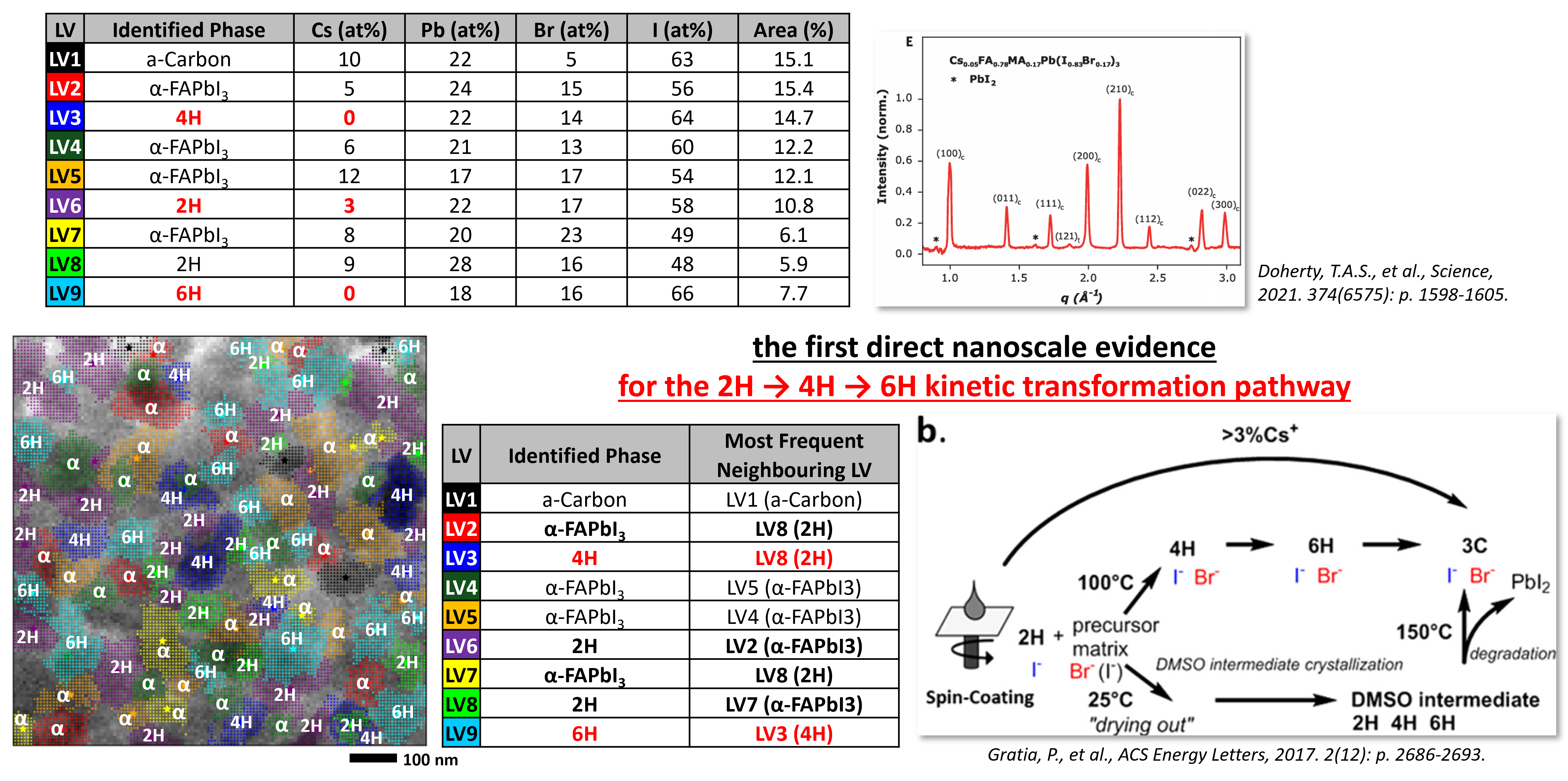 Nanoscale heterogeneity analysis in lead-halide perovskites